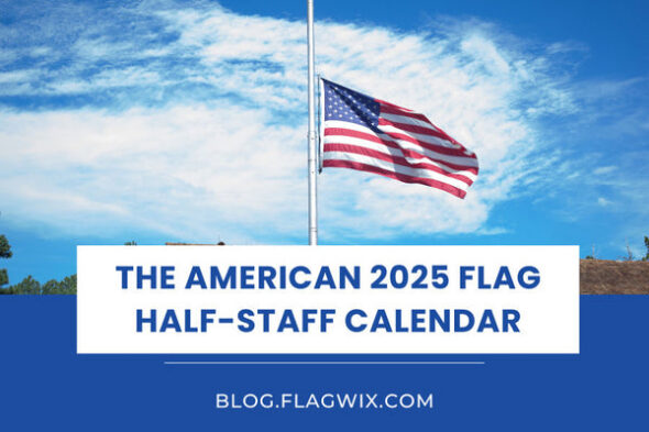 American 2025 Flag Half Staff Calendar