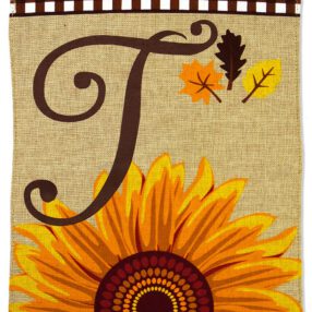 Harvest T - Harvest & Autumn Fall Vertical Applique Decorative Flags HGE80217 Imported