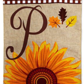 Harvest P - Harvest & Autumn Fall Vertical Applique Decorative Flags HGE80218 Imported