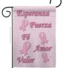 Esperanza, Fé, Valor - Support Inspirational Vertical Impressions Decorative Flags HG120030 Made In USA