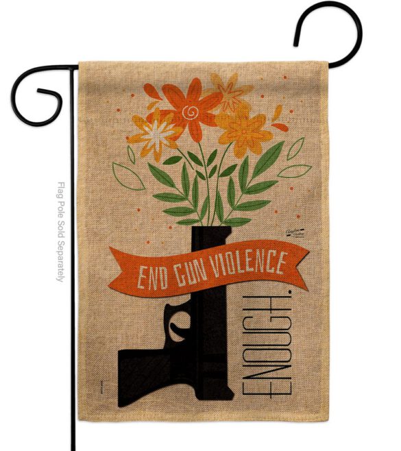End Gun Violence - Support Inspirational Vertical Impressions Decorative Flags HG130377 Made In USA - Image 22