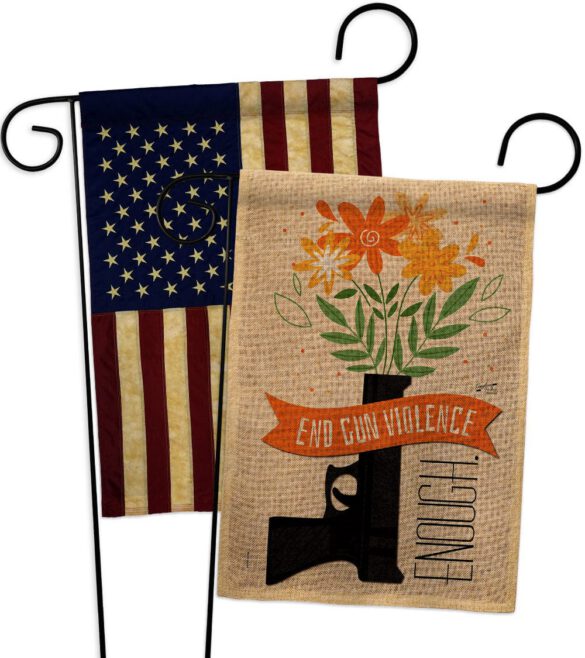 End Gun Violence - Support Inspirational Vertical Impressions Decorative Flags HG130377 Made In USA - Image 28