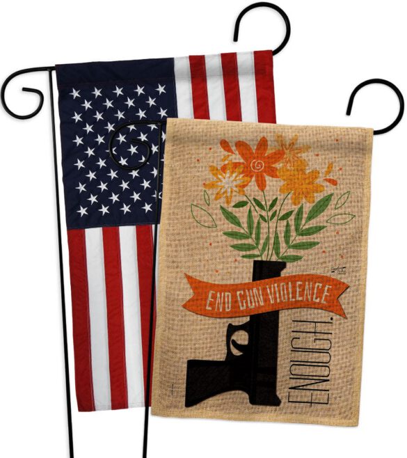 End Gun Violence - Support Inspirational Vertical Impressions Decorative Flags HG130377 Made In USA - Image 30