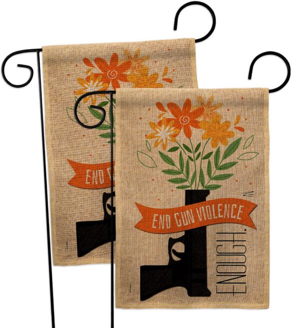 End Gun Violence - Support Inspirational Vertical Impressions Decorative Flags HG130377 Made In USA - Image 32