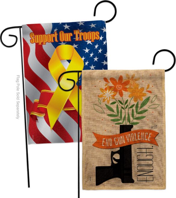 End Gun Violence - Support Inspirational Vertical Impressions Decorative Flags HG130377 Made In USA - Image 34