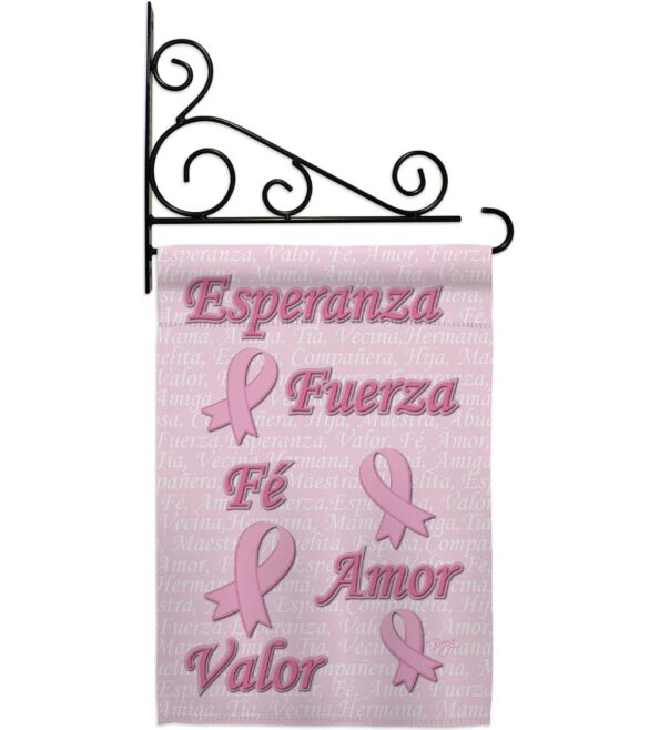 Esperanza, Fé, Valor - Support Inspirational Vertical Impressions Decorative Flags HG120030 Made In USA - Image 4