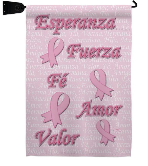 Esperanza, Fé, Valor - Support Inspirational Vertical Impressions Decorative Flags HG120030 Made In USA - Image 5