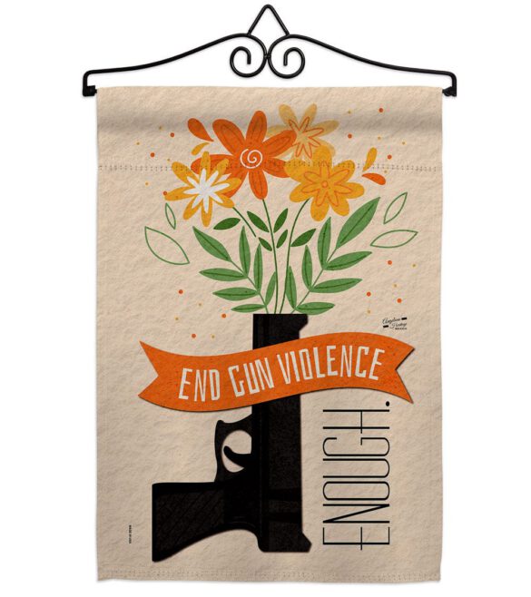 End Gun Violence - Support Inspirational Vertical Impressions Decorative Flags HG130377 Made In USA - Image 16