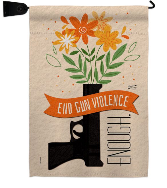 End Gun Violence - Support Inspirational Vertical Impressions Decorative Flags HG130377 Made In USA - Image 18