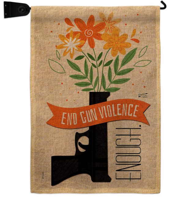 End Gun Violence - Support Inspirational Vertical Impressions Decorative Flags HG130377 Made In USA - Image 39