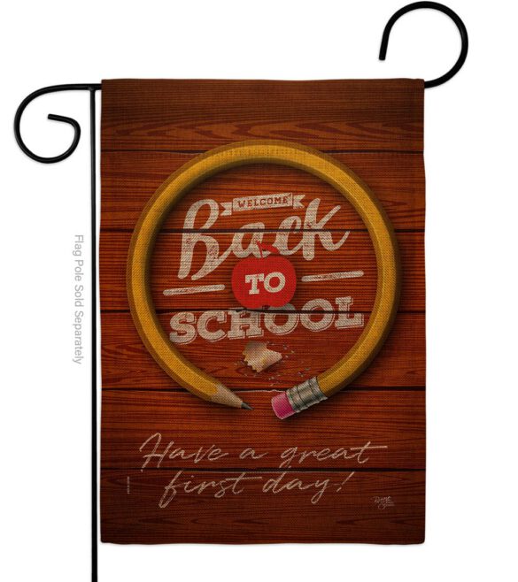 First Day Of School - School Education Special Occasion Vertical Impressions Decorative Flags HG120055 Made In USA - Image 22
