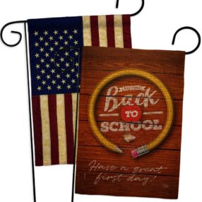 Garden Flag Back to School GP120055AA B