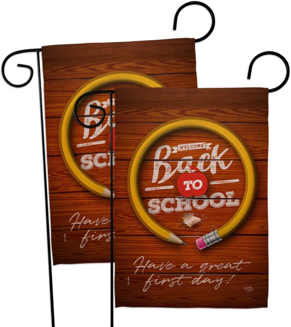 First Day Of School - School Education Special Occasion Vertical Impressions Decorative Flags HG120055 Made In USA - Image 11