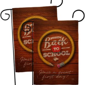 Garden Flag Back to School GP120055AE B
