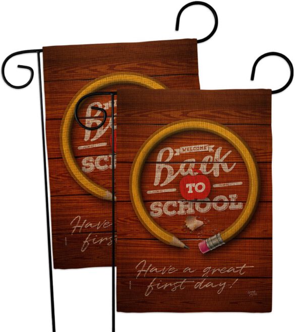 First Day Of School - School Education Special Occasion Vertical Impressions Decorative Flags HG120055 Made In USA - Image 32
