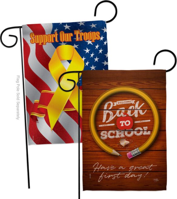 First Day Of School - School Education Special Occasion Vertical Impressions Decorative Flags HG120055 Made In USA - Image 13