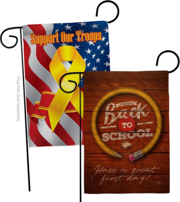 First Day Of School - School Education Special Occasion Vertical Impressions Decorative Flags HG120055 Made In USA - Image 34