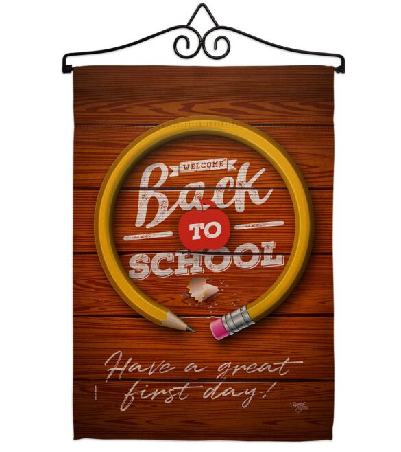 First Day Of School - School Education Special Occasion Vertical Impressions Decorative Flags HG120055 Made In USA - Image 16