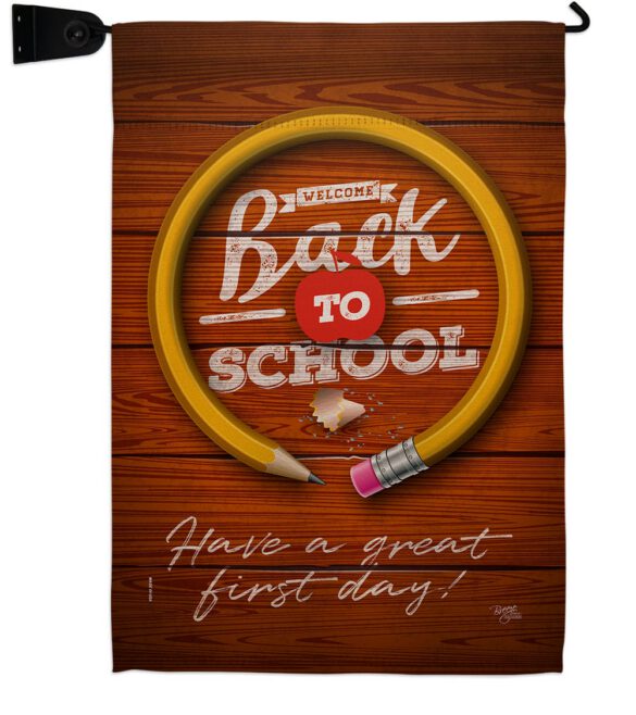 First Day Of School - School Education Special Occasion Vertical Impressions Decorative Flags HG120055 Made In USA - Image 18