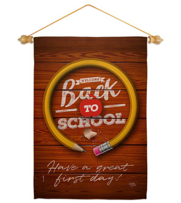 First Day Of School - School Education Special Occasion Vertical Impressions Decorative Flags HG120055 Made In USA - Image 19
