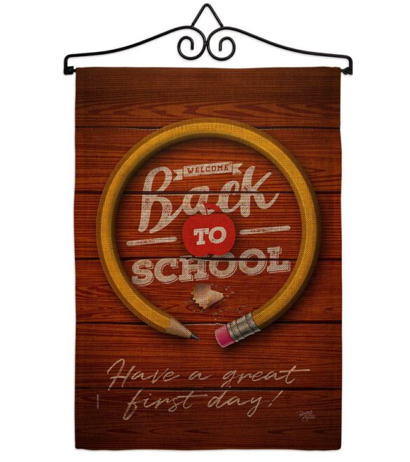 First Day Of School - School Education Special Occasion Vertical Impressions Decorative Flags HG120055 Made In USA - Image 37