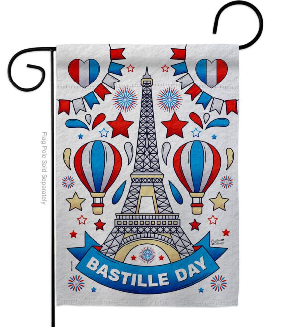 Bastille Day - Nationality Flags of the World Horizontal Impressions Decorative Flags HG130393 Made In USA - Image 2