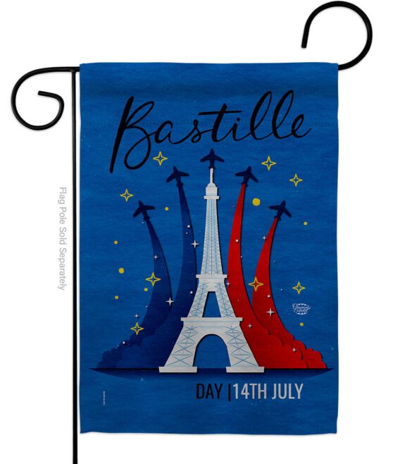 Bastille 14th July - Nationality Flags of the World Horizontal Impressions Decorative Flags HG190158 Made In USA - Image 2