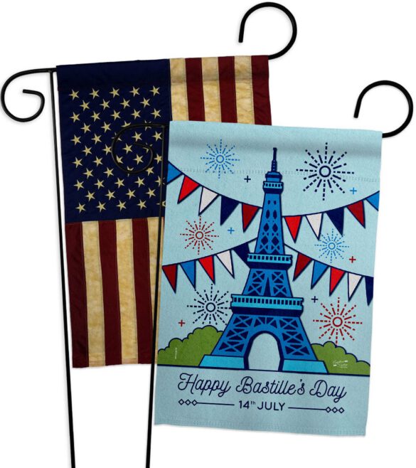 Happy Bastille Day - Nationality Flags of the World Horizontal Impressions Decorative Flags HG130394 Made In USA - Image 7