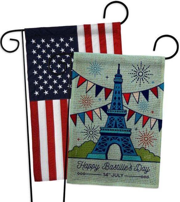 Happy Bastille Day - Nationality Flags of the World Horizontal Impressions Decorative Flags HG130394 Made In USA - Image 30