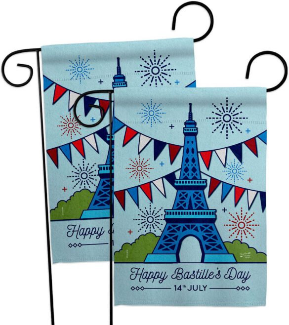 Happy Bastille Day - Nationality Flags of the World Horizontal Impressions Decorative Flags HG130394 Made In USA - Image 11