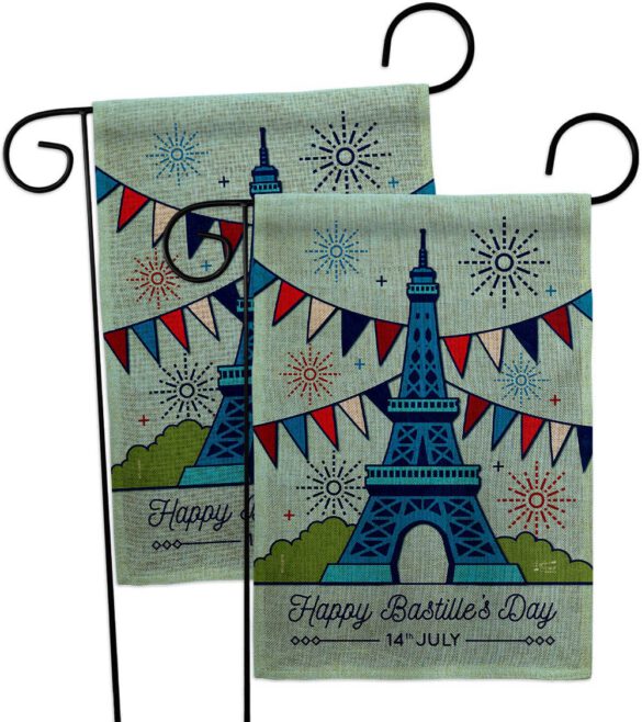 Happy Bastille Day - Nationality Flags of the World Horizontal Impressions Decorative Flags HG130394 Made In USA - Image 32