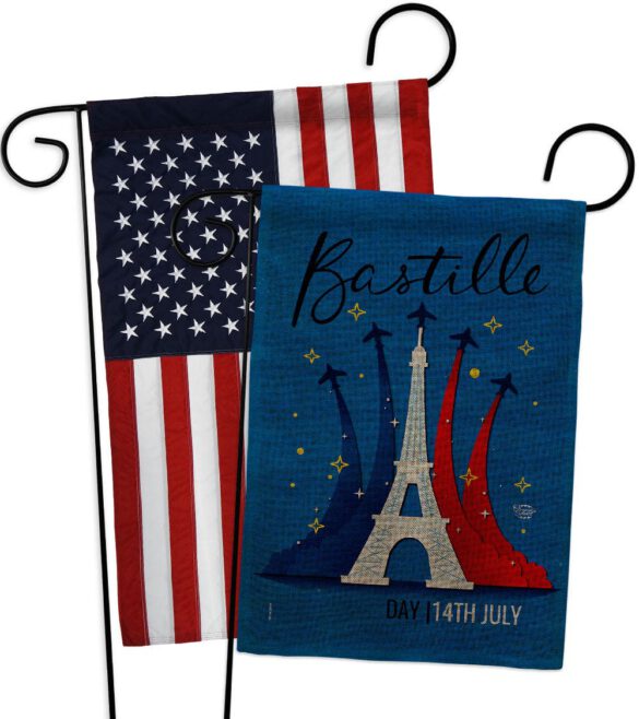 Bastille 14th July - Nationality Flags of the World Horizontal Impressions Decorative Flags HG190158 Made In USA - Image 31