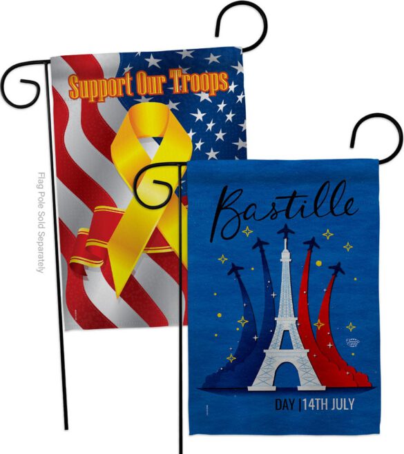 Bastille 14th July - Nationality Flags of the World Horizontal Impressions Decorative Flags HG190158 Made In USA - Image 14