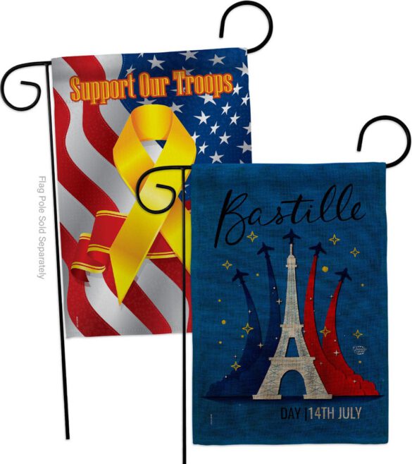 Bastille 14th July - Nationality Flags of the World Horizontal Impressions Decorative Flags HG190158 Made In USA - Image 35