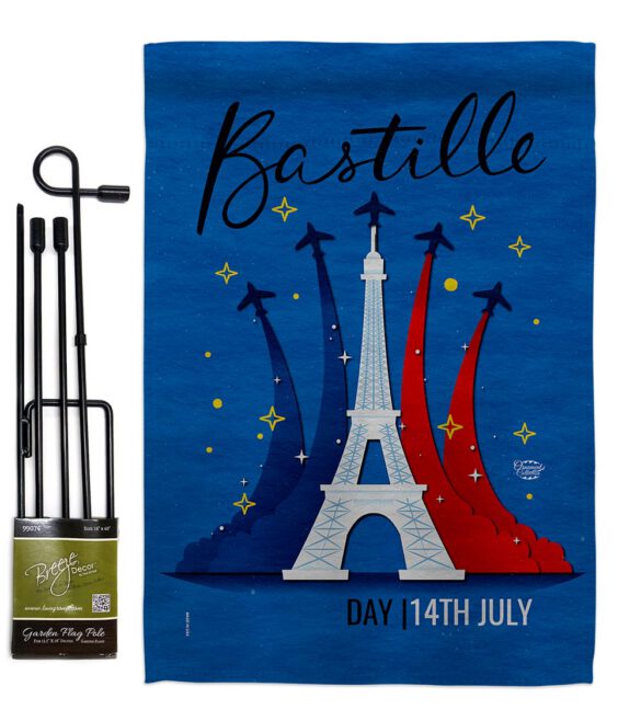 Bastille 14th July - Nationality Flags of the World Horizontal Impressions Decorative Flags HG190158 Made In USA - Image 5