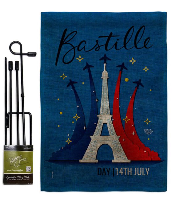 Bastille 14th July - Nationality Flags of the World Horizontal Impressions Decorative Flags HG190158 Made In USA - Image 26