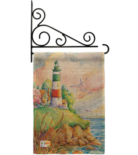 Cliff Lighthouse - Beach Coastal Vertical Impressions Decorative Flags HG106064 Made In USA - Image 12