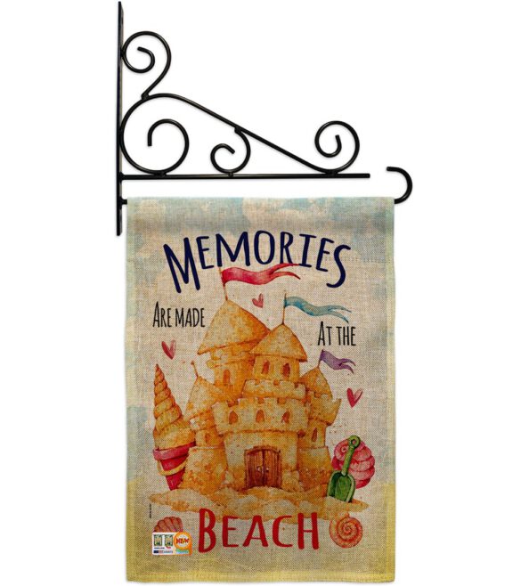 Beach Memories - Beach Coastal Vertical Impressions Decorative Flags HG106081 Made In USA - Image 12
