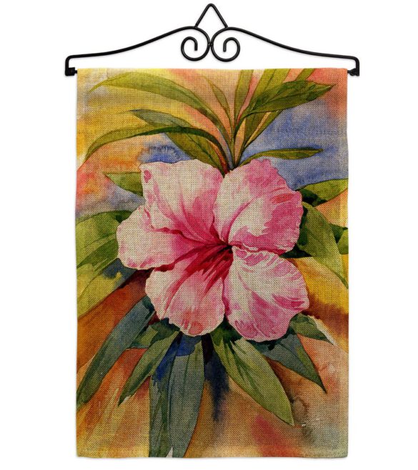 Hibiscus - Beach Coastal Vertical Impressions Decorative Flags HG137547 Made In USA - Image 17