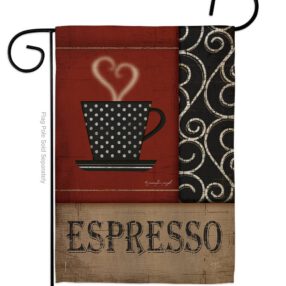 Espresso - Beverages Happy Hour & Drinks Vertical Impressions Decorative Flags HG117026 Made In USA