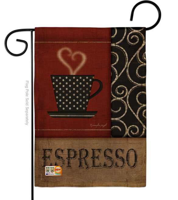 Espresso - Beverages Happy Hour & Drinks Vertical Impressions Decorative Flags HG117026 Made In USA - Image 8