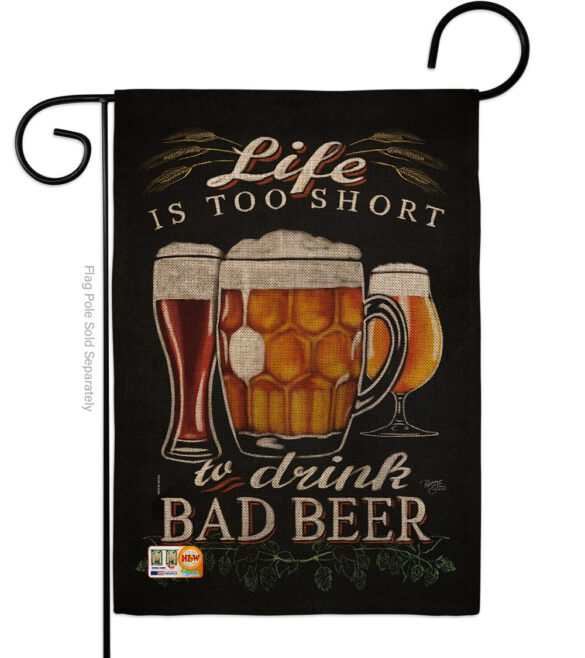Drink Bad Beer - Beverages Happy Hour & Drinks Vertical Impressions Decorative Flags HG117050 Made In USA - Image 8