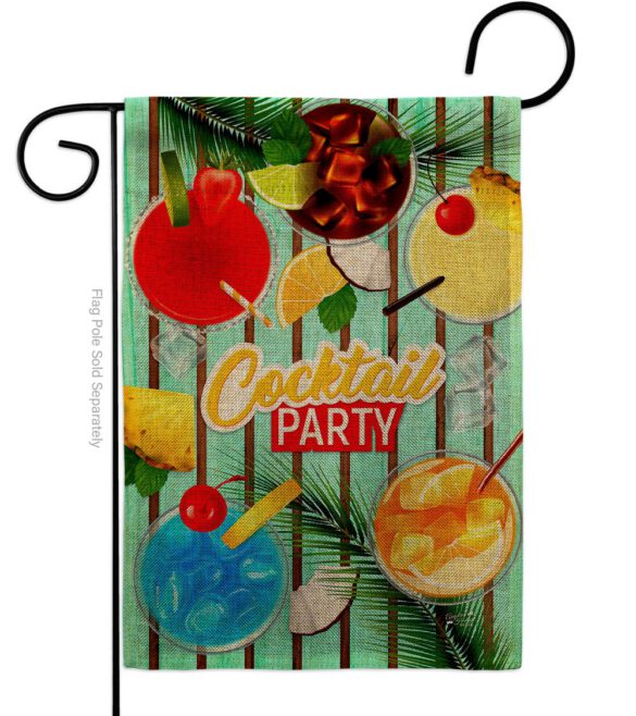 Cocktail Party - Beverages Happy Hour & Drinks Vertical Impressions Decorative Flags HG137529 Made In USA - Image 11