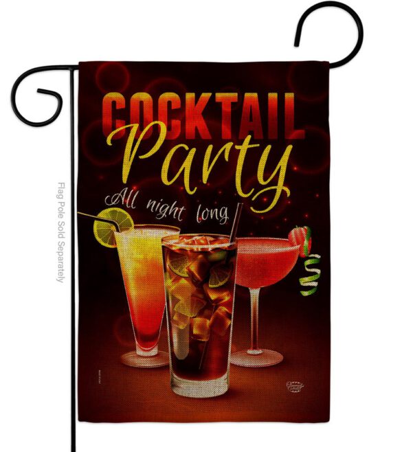 All Night Long - Beverages Happy Hour & Drinks Vertical Impressions Decorative Flags HG192523 Made In USA - Image 12