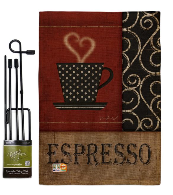 Espresso - Beverages Happy Hour & Drinks Vertical Impressions Decorative Flags HG117026 Made In USA - Image 9