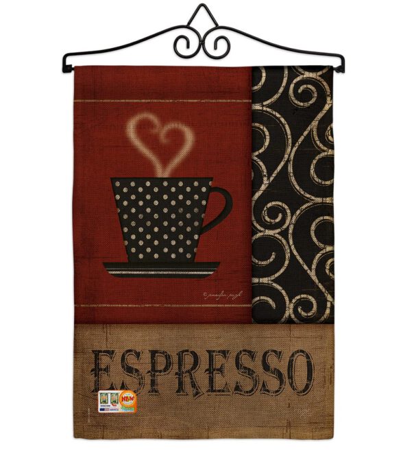 Espresso - Beverages Happy Hour & Drinks Vertical Impressions Decorative Flags HG117026 Made In USA - Image 10