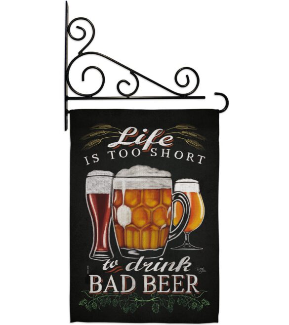 Drink Bad Beer - Beverages Happy Hour & Drinks Vertical Impressions Decorative Flags HG117050 Made In USA - Image 11