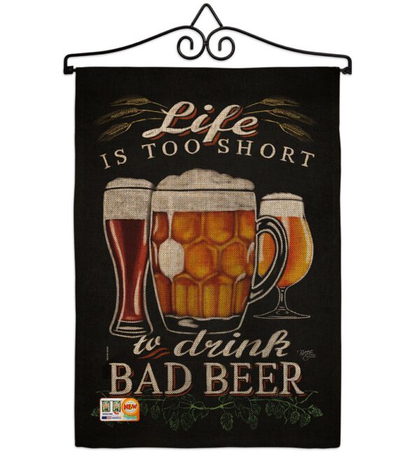 Drink Bad Beer - Beverages Happy Hour & Drinks Vertical Impressions Decorative Flags HG117050 Made In USA - Image 10