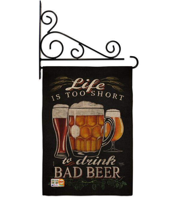 Drink Bad Beer - Beverages Happy Hour & Drinks Vertical Impressions Decorative Flags HG117050 Made In USA - Image 12