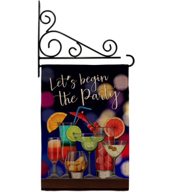 Begin The Party - Beverages Happy Hour & Drinks Vertical Impressions Decorative Flags HG117059 Made In USA - Image 14